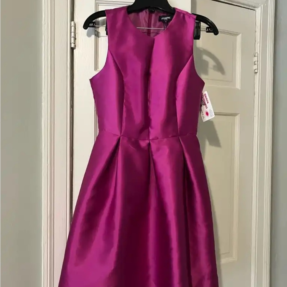 Elegant Asymmetrical Pink Dress